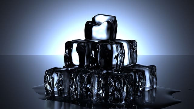 Agua congelada