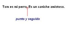 Punto y seguido