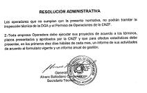 Resolución administrativa