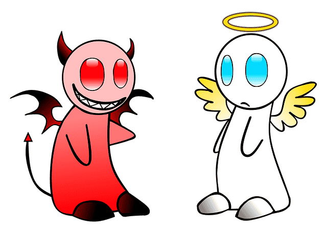 Ángel y demonio