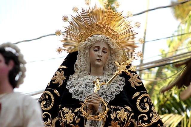 Procesión de la Virgen de Santo Domingo Guatemala