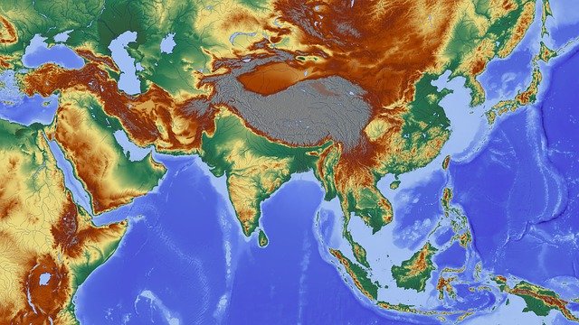 Maniqueísmo mapa Asia