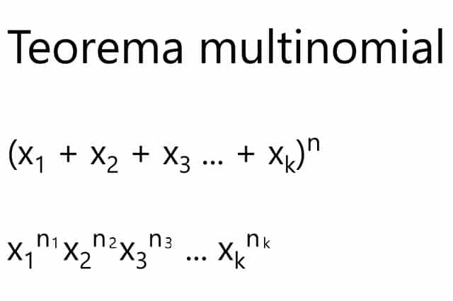 Teorema del multinomio