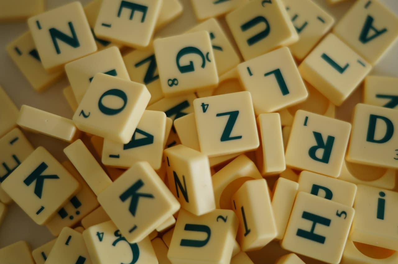 Fichas de Scrabble