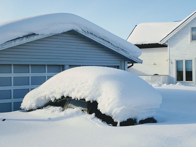 Cobertor coche nieve