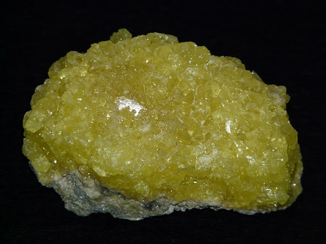 Azufre mineral