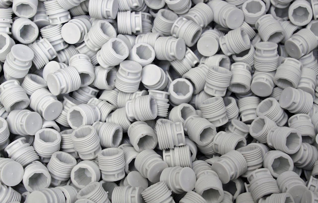 Piezas fabricadas en bioplásticos