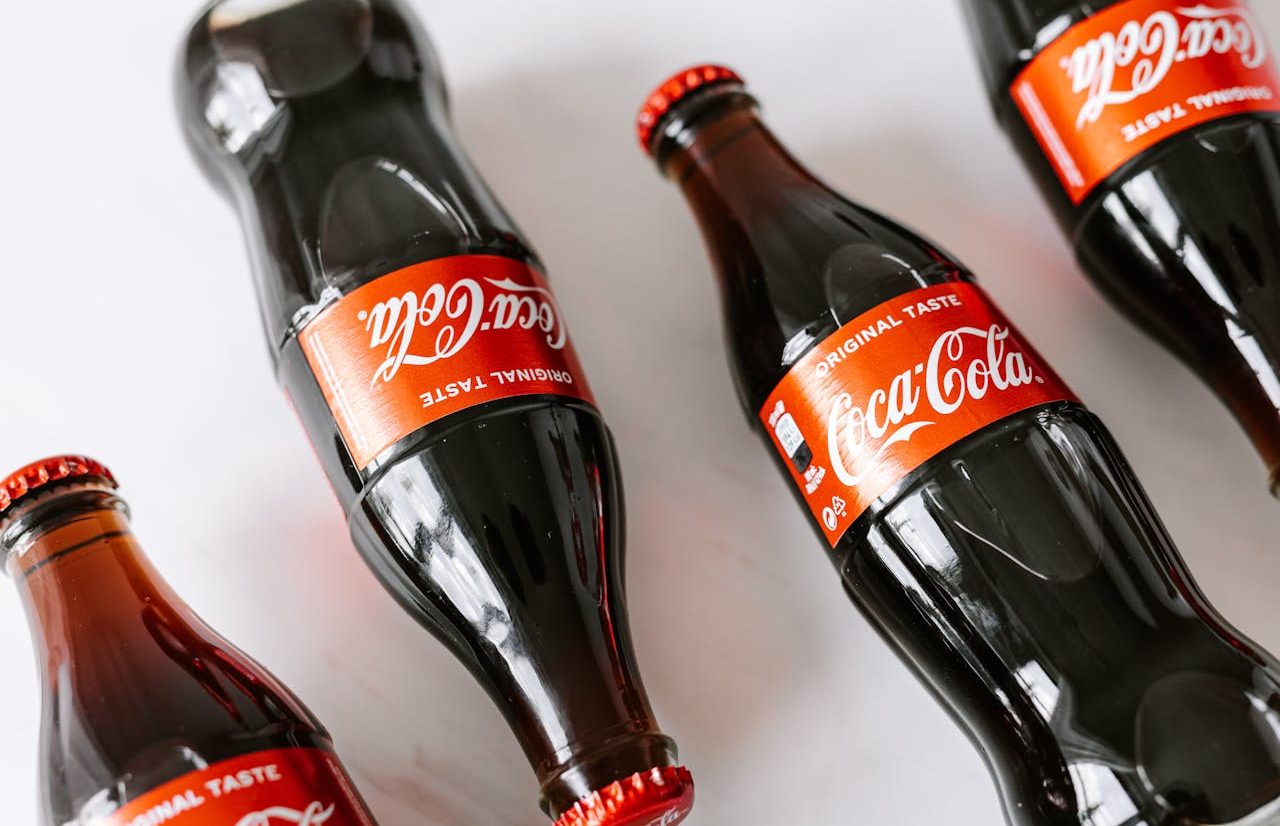 Varias botellas de Coca-Cola