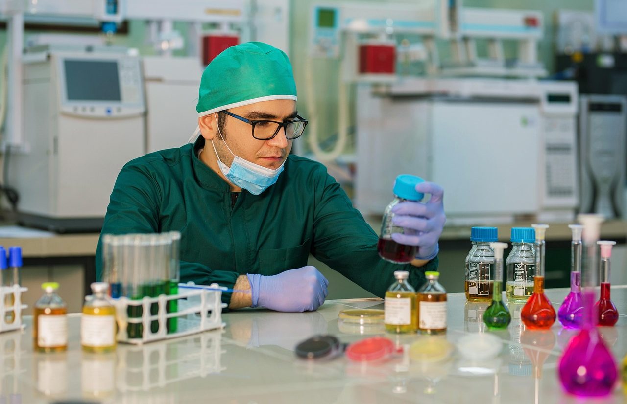 Neutralización en laboratorio