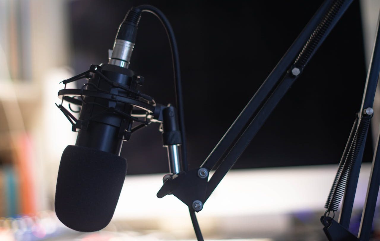 Micrófono con brazo