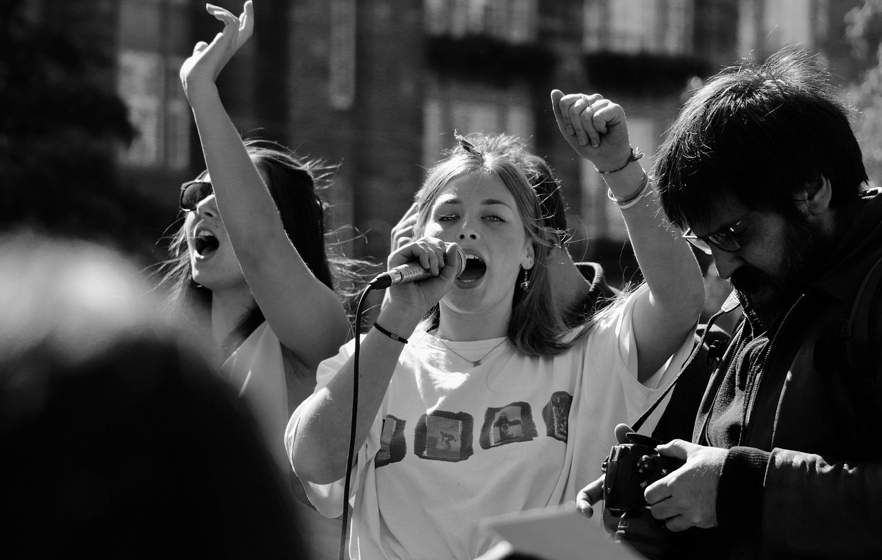 Manifestación juvenil
